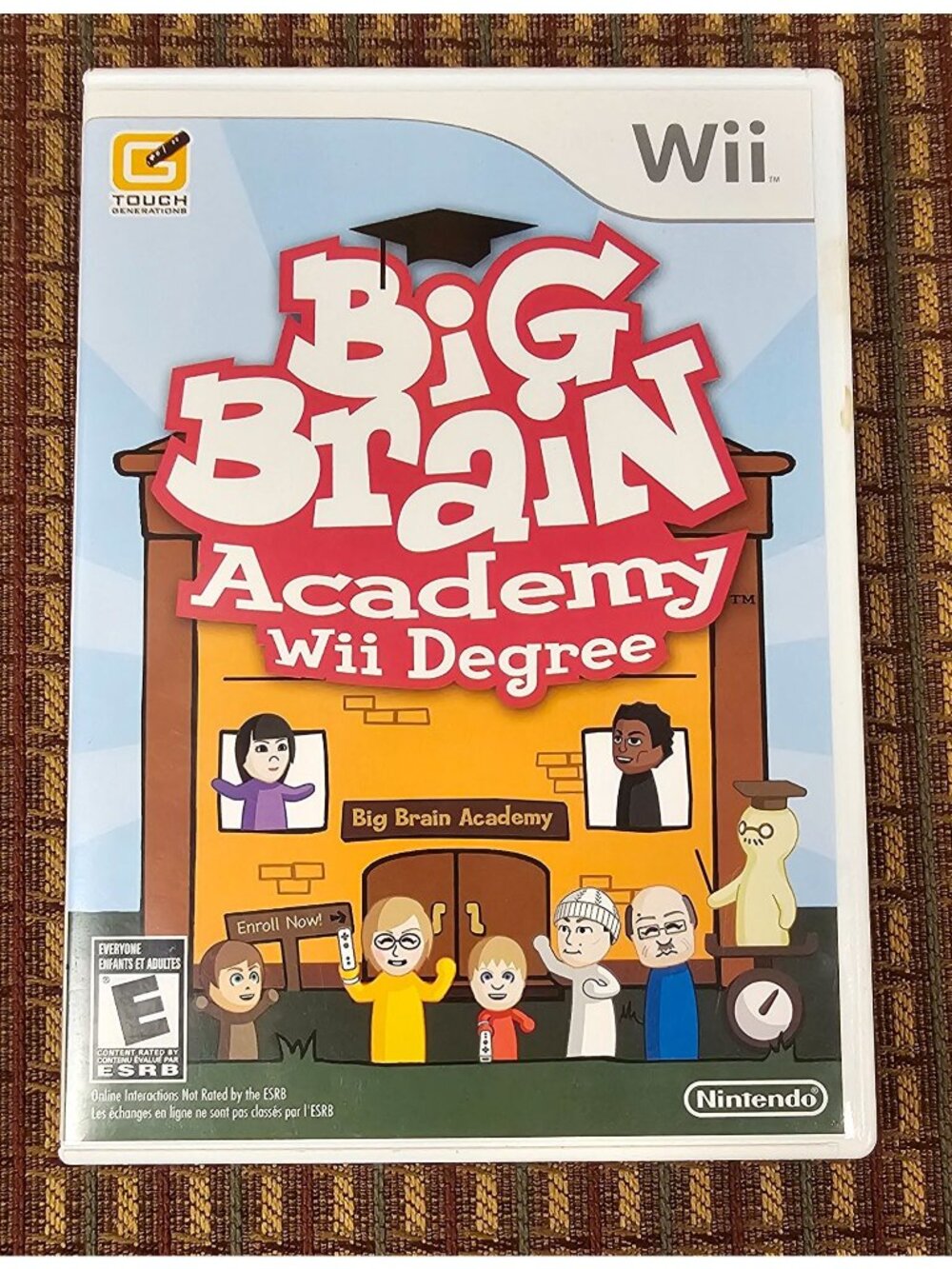 Big Brain Academy: Wii Degree Video Game For Nintendo Wii - Complete With Case &